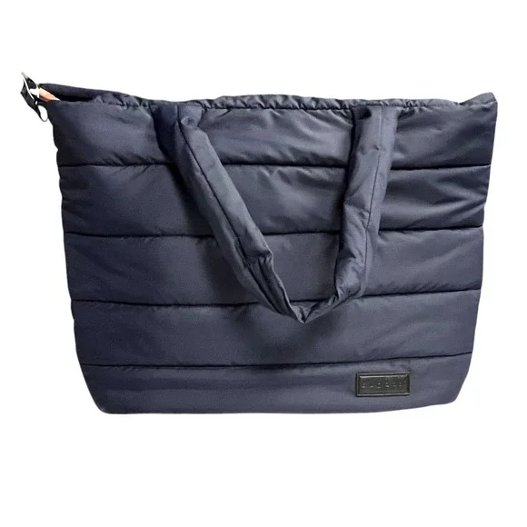 Navy Puffer Tote Bag - Picture 11 of 14